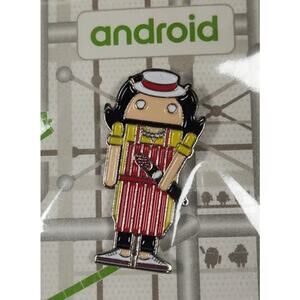 2018 Google Android MWC Limited Edition Pin Deli Clerk Food Prep